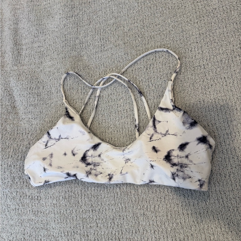 Tie-Dye Strappy Bikini Top